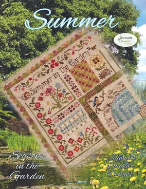 Seasons in the Garden COMPLETE Kit Cross stitch pattern by Jeannette Douglas Designs
