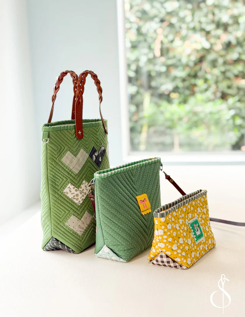 Sweetheart Trio Pattern by Minki Kim Sewing Illustrations