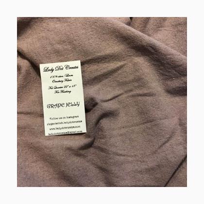 Linen Osnaburg Fabric +Grape Jelly+, by Lady Dot Creates