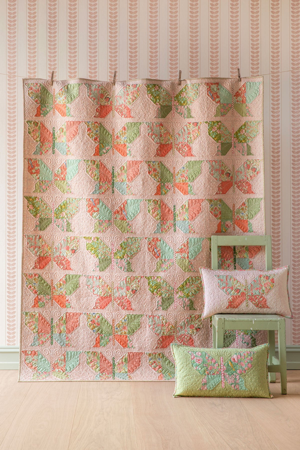 Tilda Songbird Butterflies Quilt KIT