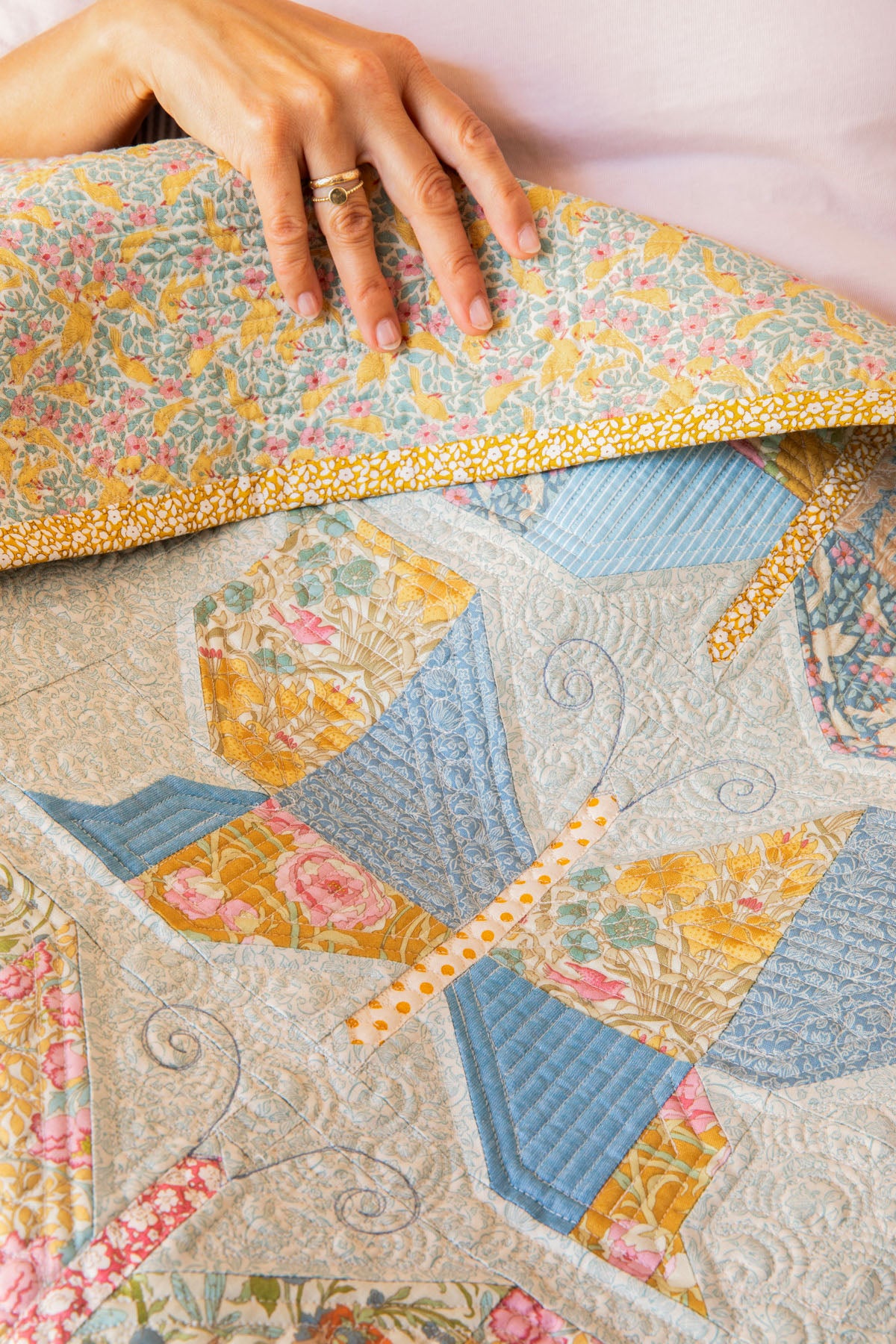 Tilda Songbird Butterflies Quilt KIT