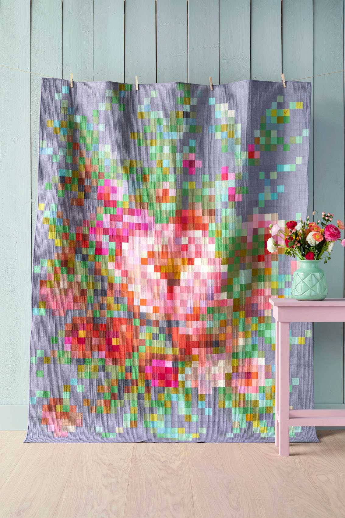 Tilda Basics Quilt KIT: Bouquet Embroidery Flower