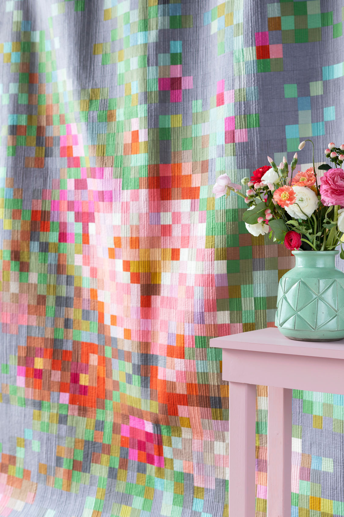 Tilda Basics Quilt KIT: Bouquet Embroidery Flower