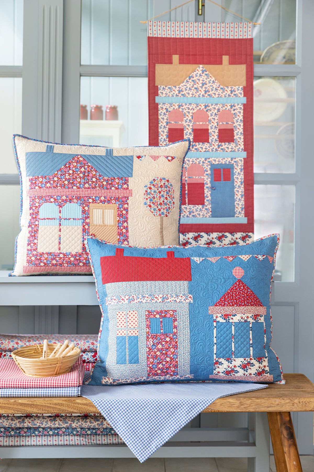 Tilda Village Life Wallhanging KIT