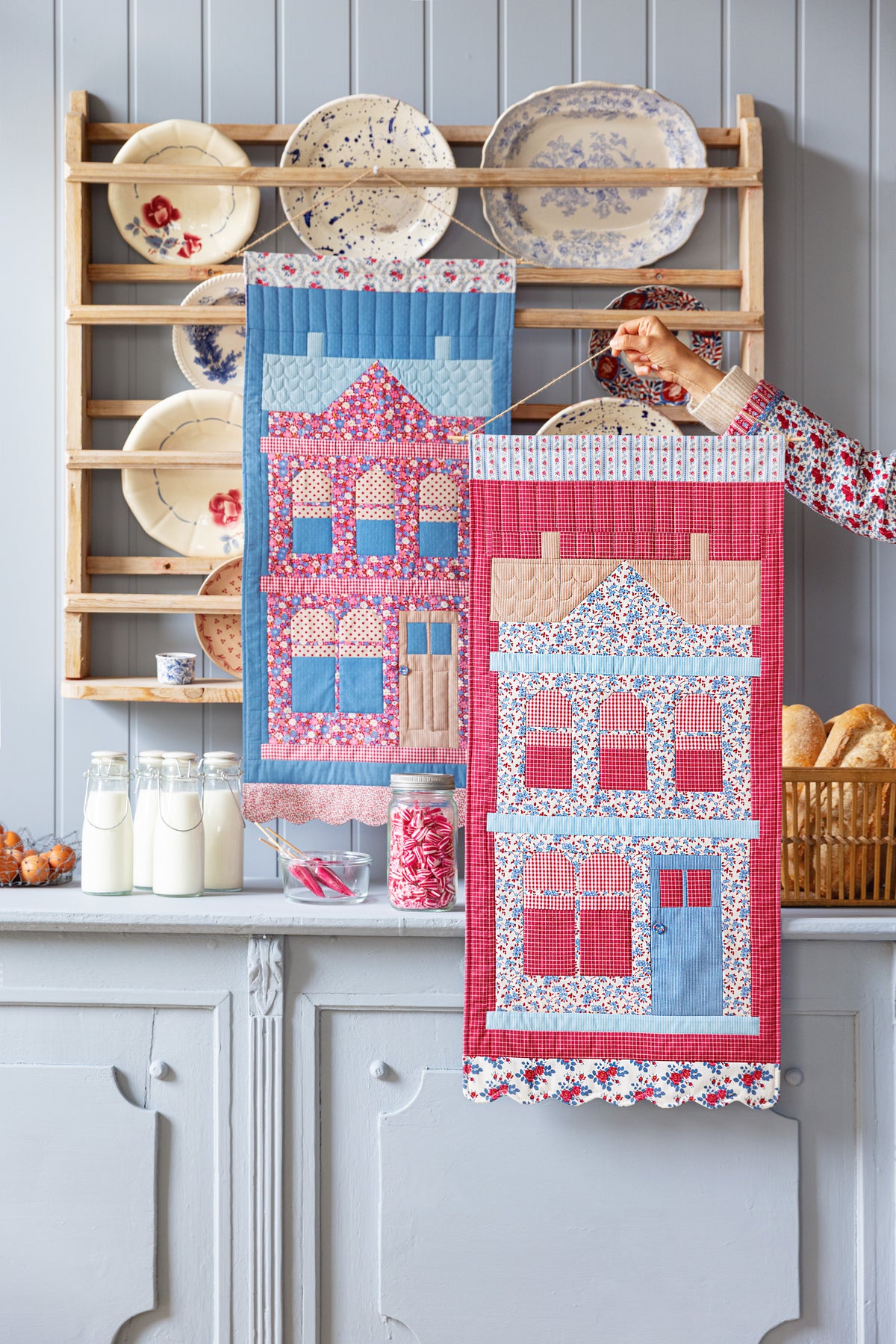 Tilda Village Life Wallhanging KIT