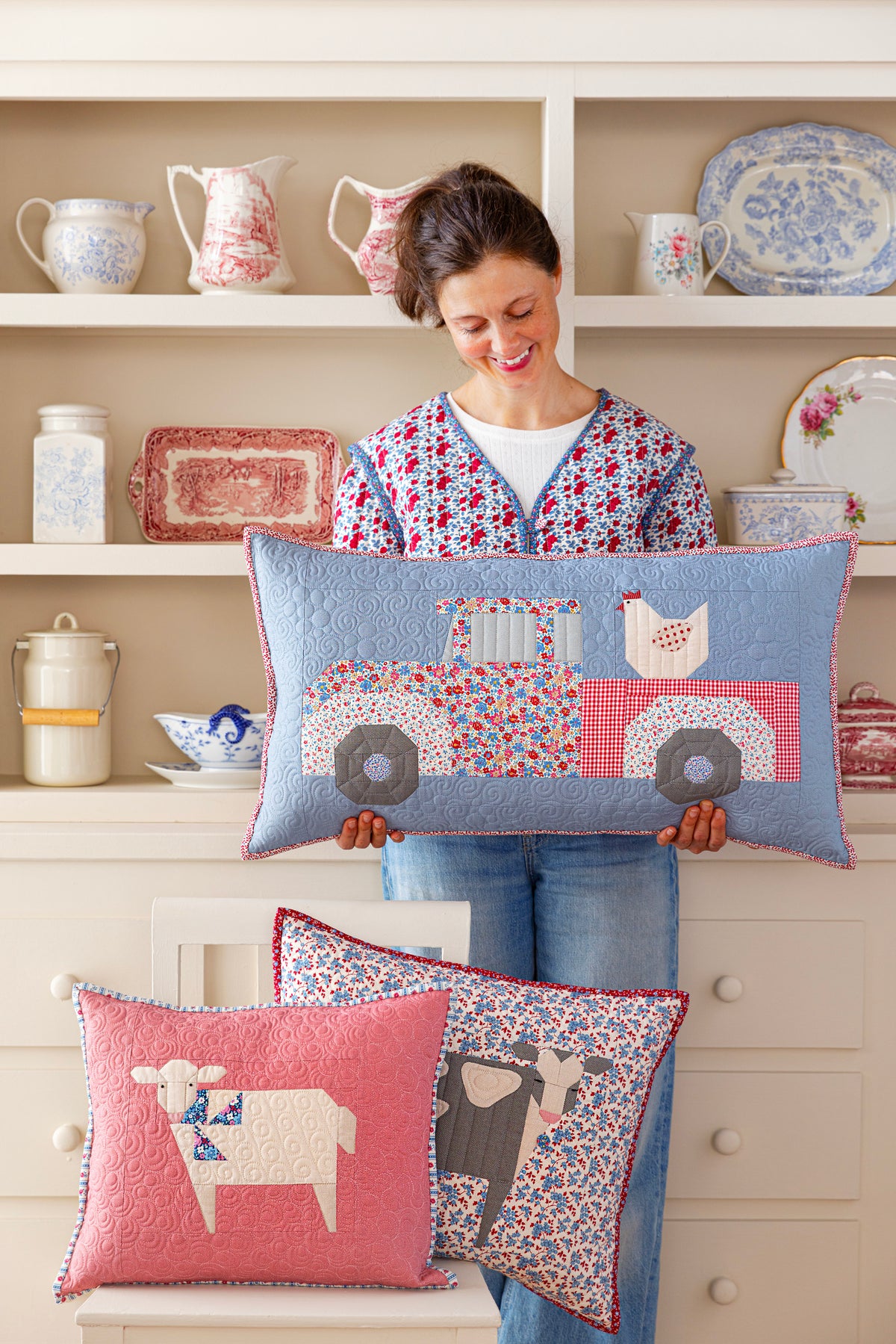 Tilda Village Life Farmers Market Pillow KIT {Cow}