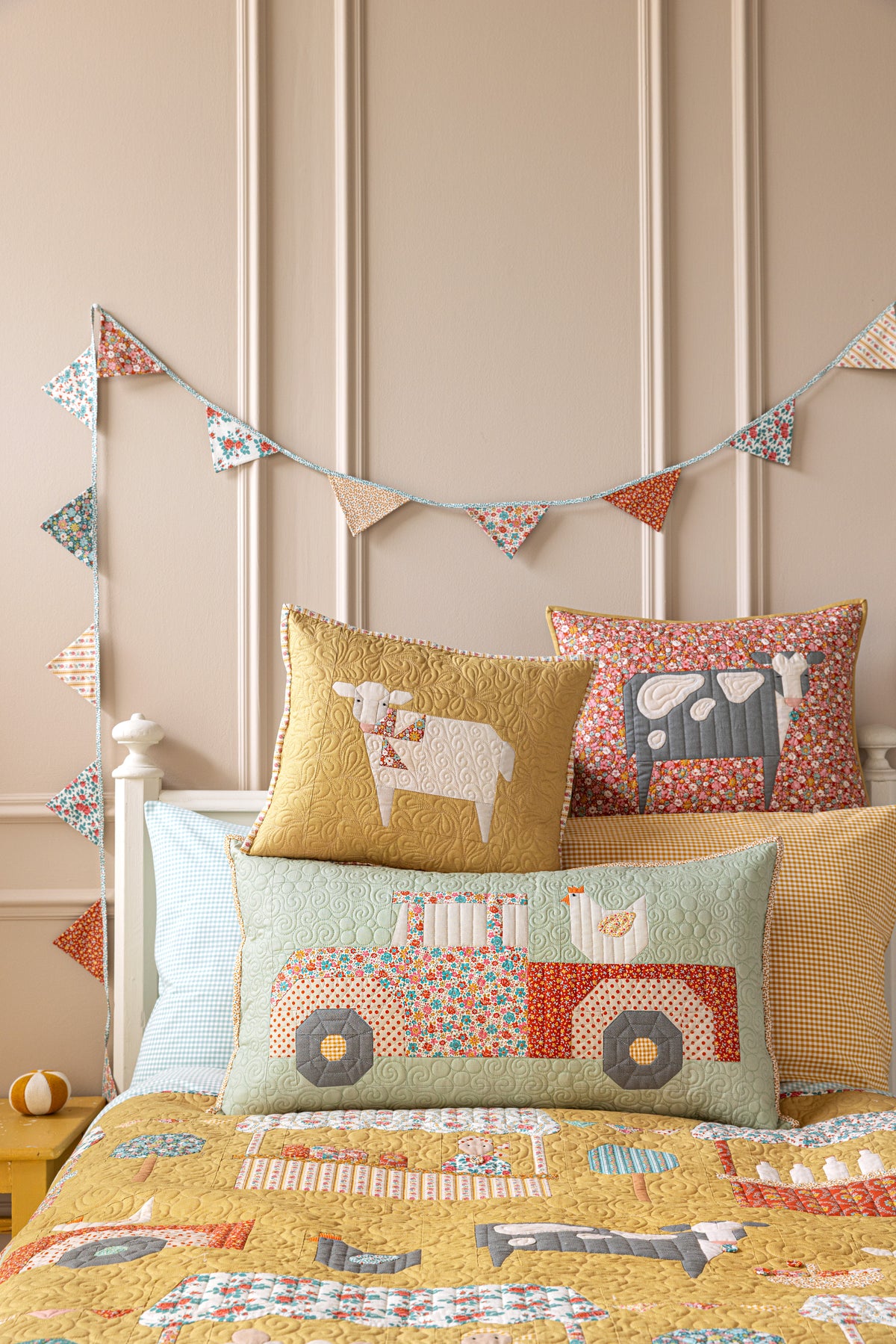 Tilda Village Life Farmers Market Pillow KIT {Cow}