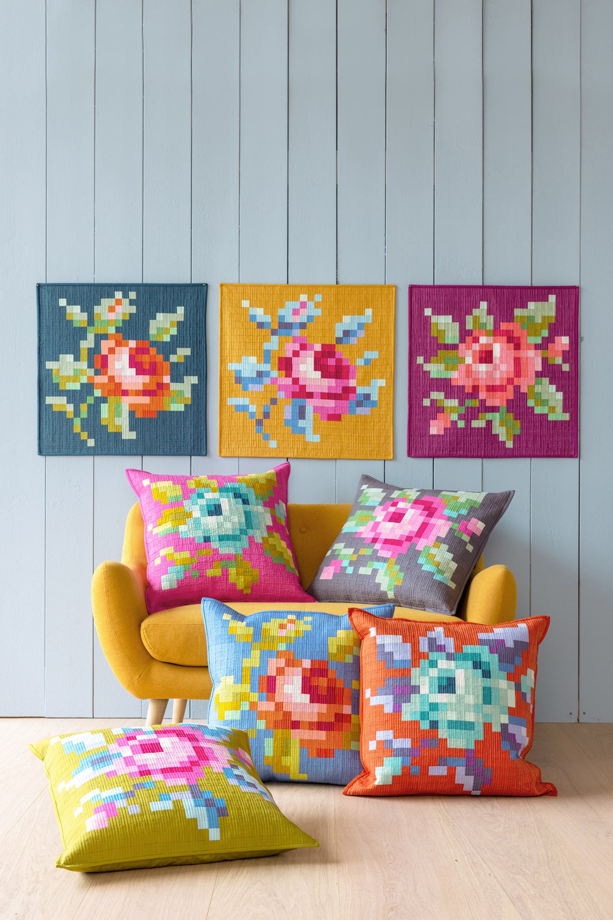 Tilda Embroidery Pillow Kit {Wild Rose}