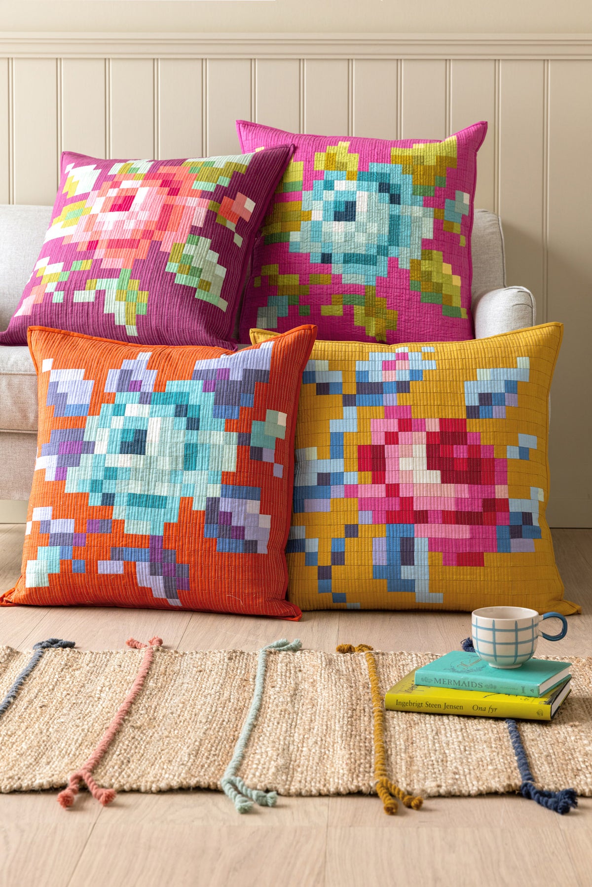 Tilda Embroidery Pillow Kit {Wild Rose}