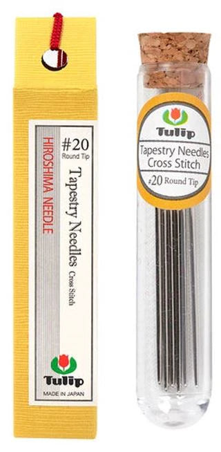 Tulip Tapestry Needles Cross Stitch #20 Round Tip