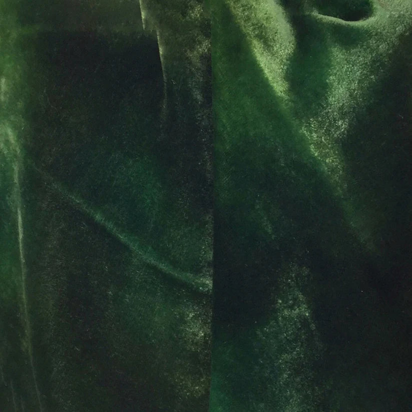 Hand Dyed Silk Velvet, Evergreen, by Mary Jo Hiney Designs