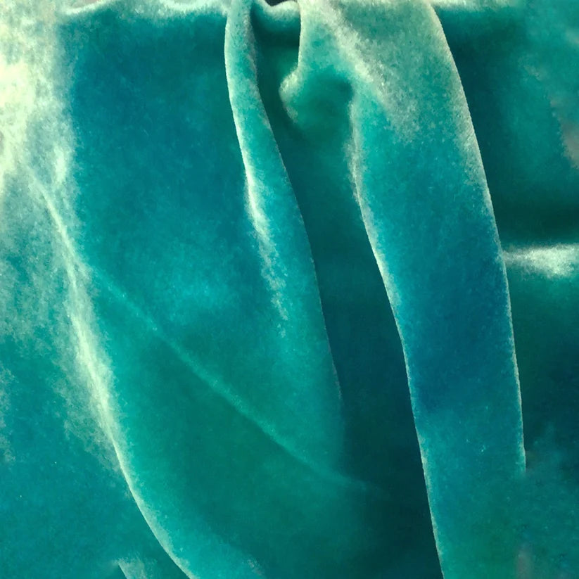 Hand Dyed Velvet, Tropical Sea, by Mary Jo Hiney Designs
