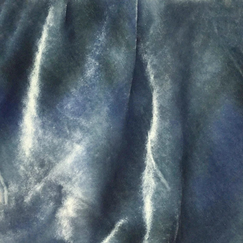 Hand Dyed Silk Velvet, Storm, by Mary Jo Hiney Designs