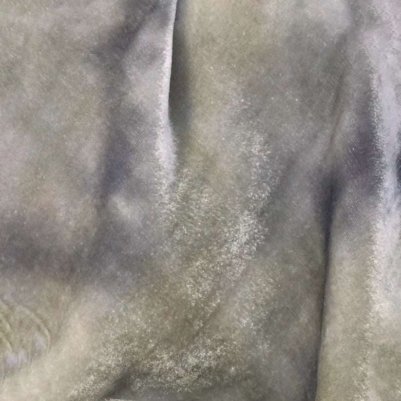 Hand Dyed Velvet, Opal Gray, by Mary Jo Hiney Designs