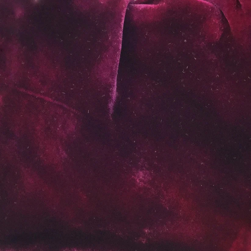 Hand Dyed Silk Velvet, Cerise Gerbera, by Mary Jo Hiney Designs