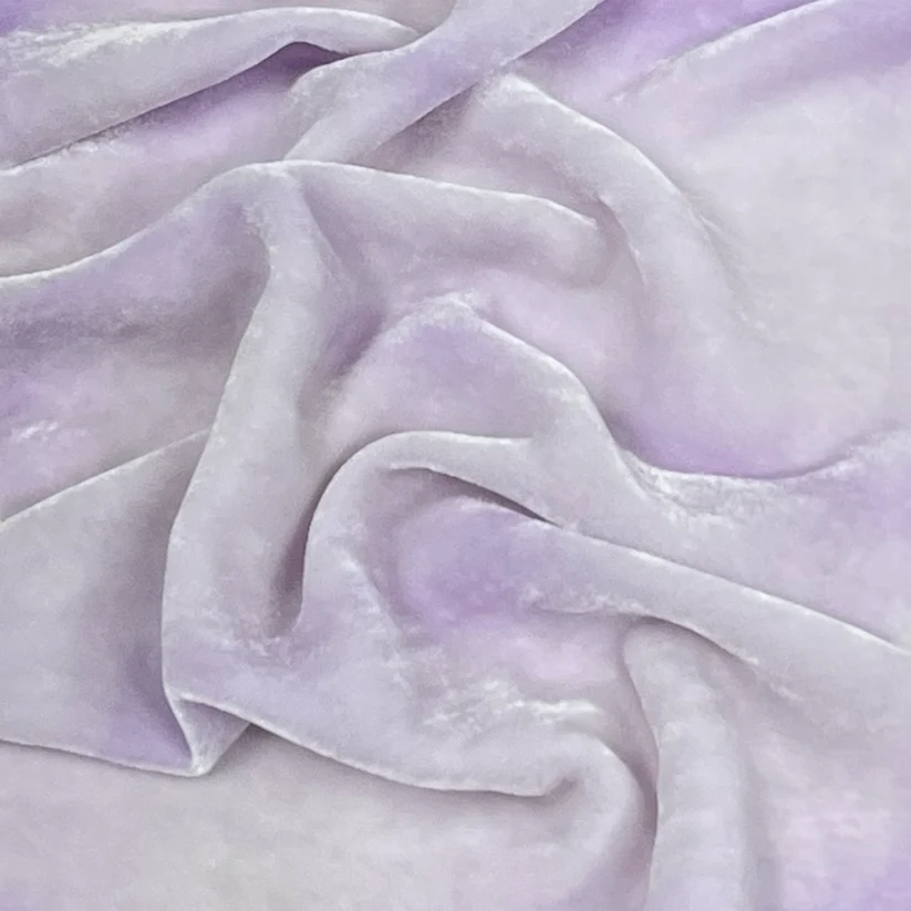 Hand Dyed Velvet, Lilac, by Mary Jo Hiney Designs