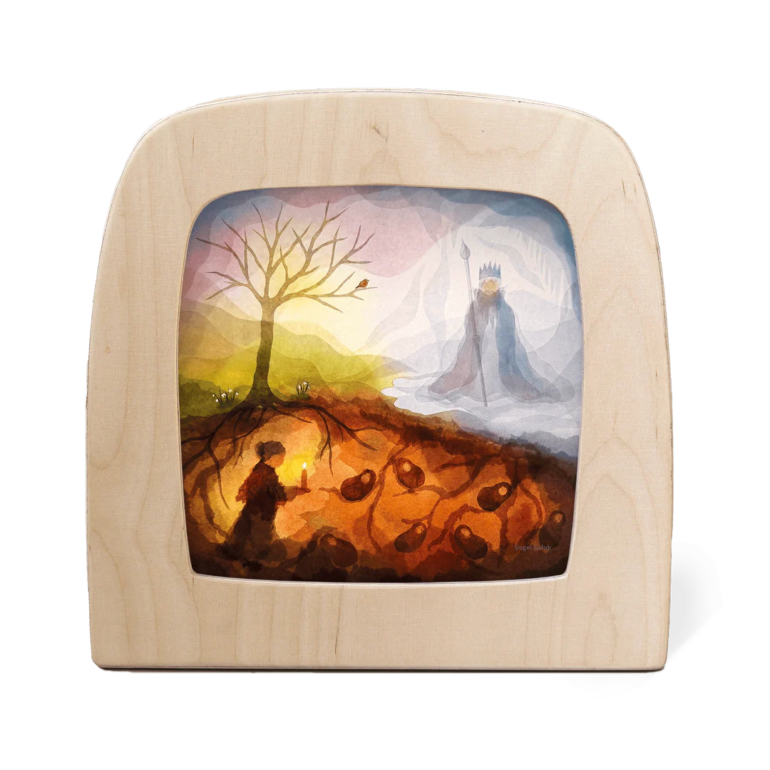 Vogel Geluk - Gaia and the King Silhouette