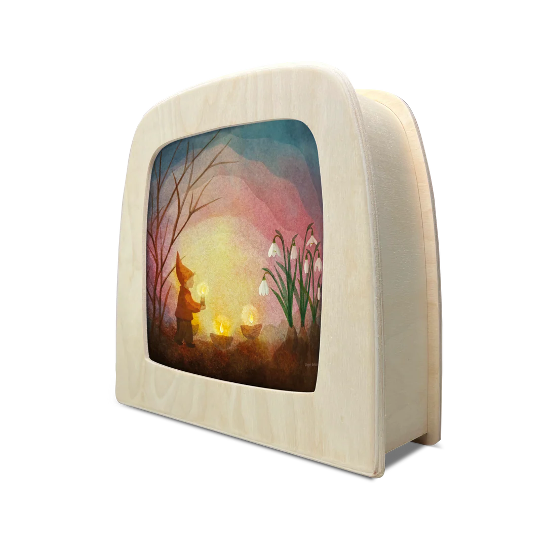 Vogel Geluk - Kindling Spring Silhouette