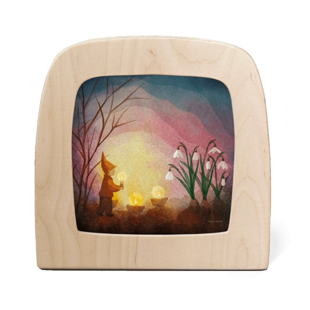 Vogel Geluk - Kindling Spring Silhouette