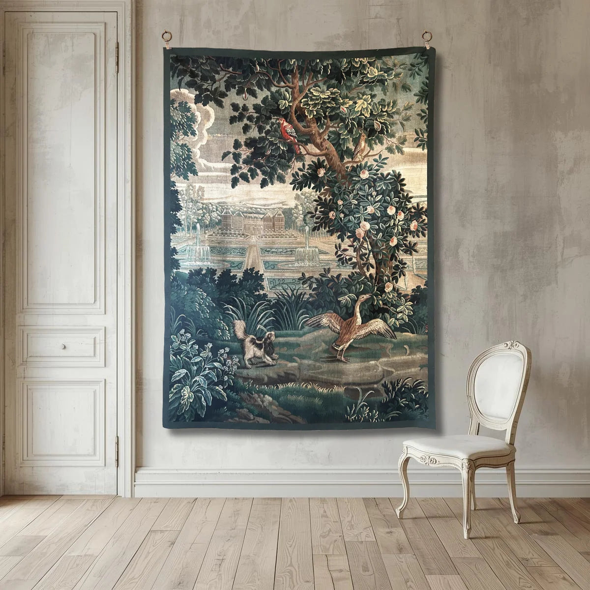 Stitch & Fable Vintage Art Textile Panel ~ {Verdue}