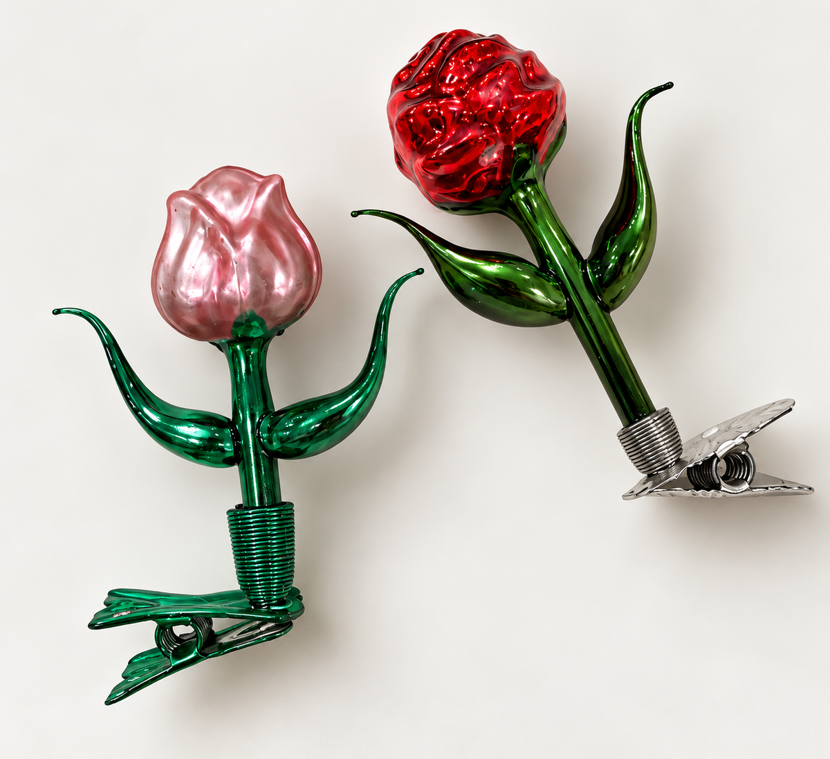 Nostalgie Handmade Ornament from Germany {Freeblown Flowers}