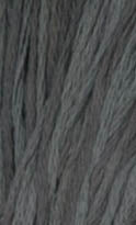 Soft gray yarn with a textured finish, perfect for knitting and crochet projects.