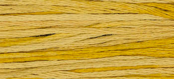Soft yellow embroidery thread, durable cotton, perfect for crafting and stitching projects.