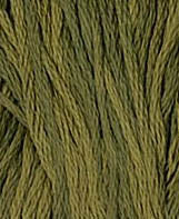 Green cotton yarn for knitting and crochet projects, perfect for eco-friendly creations.