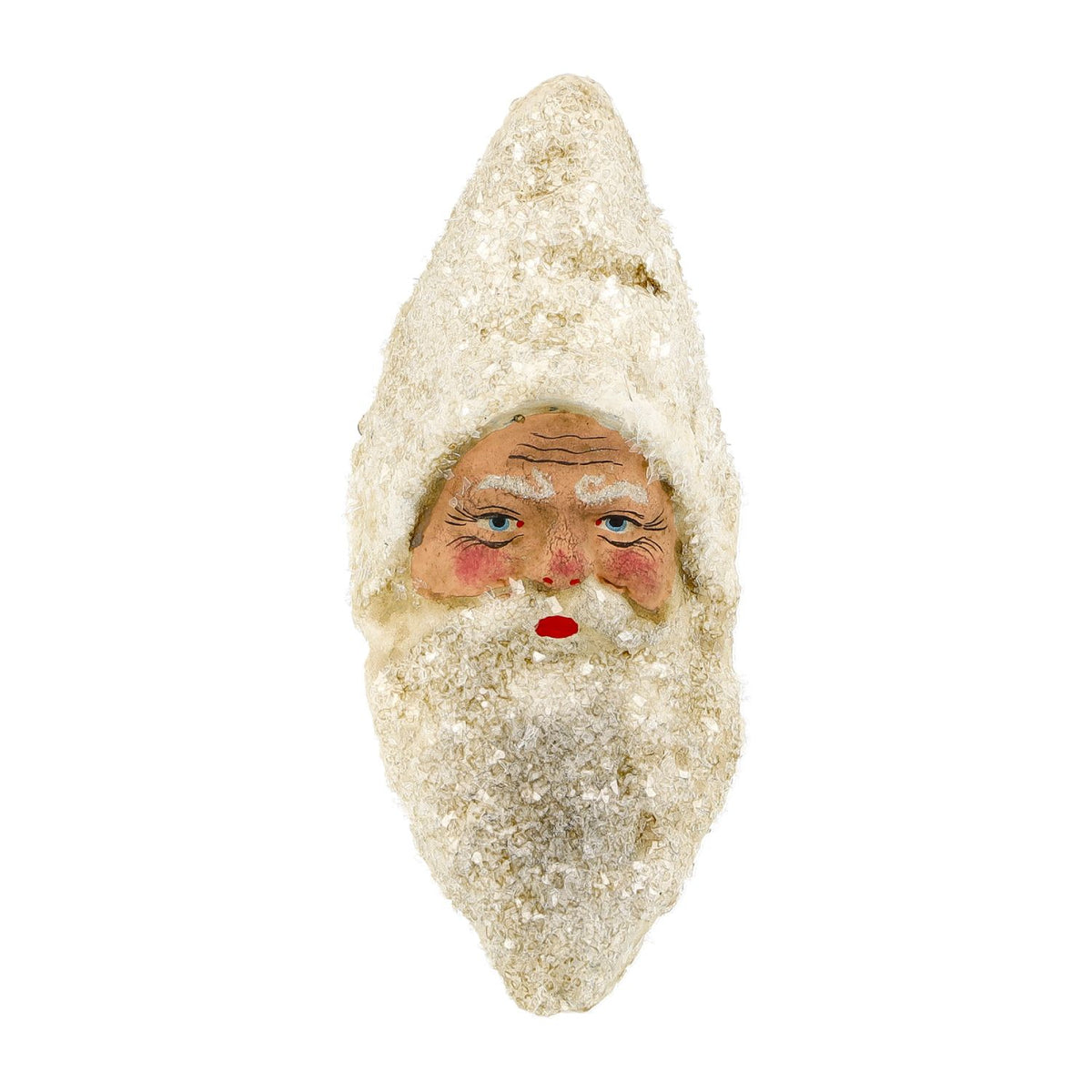 Marolin Christmas Ornament {Lg Santa Clause Head with Glitter #4}