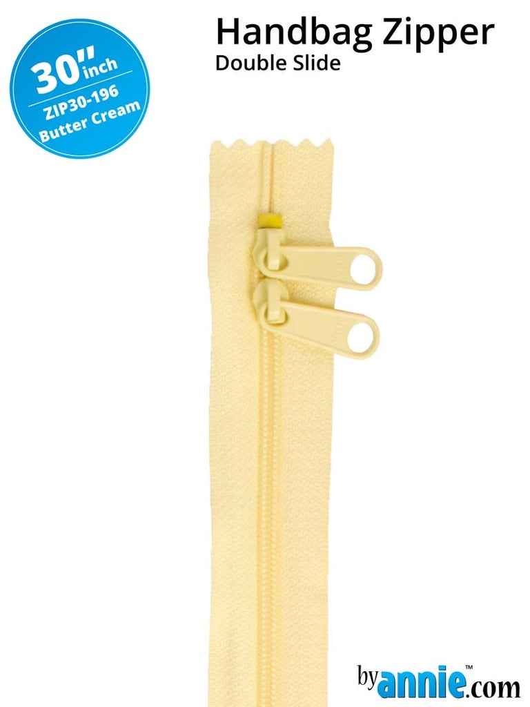 By Annie's Double Slide Handbag Zipper 30"