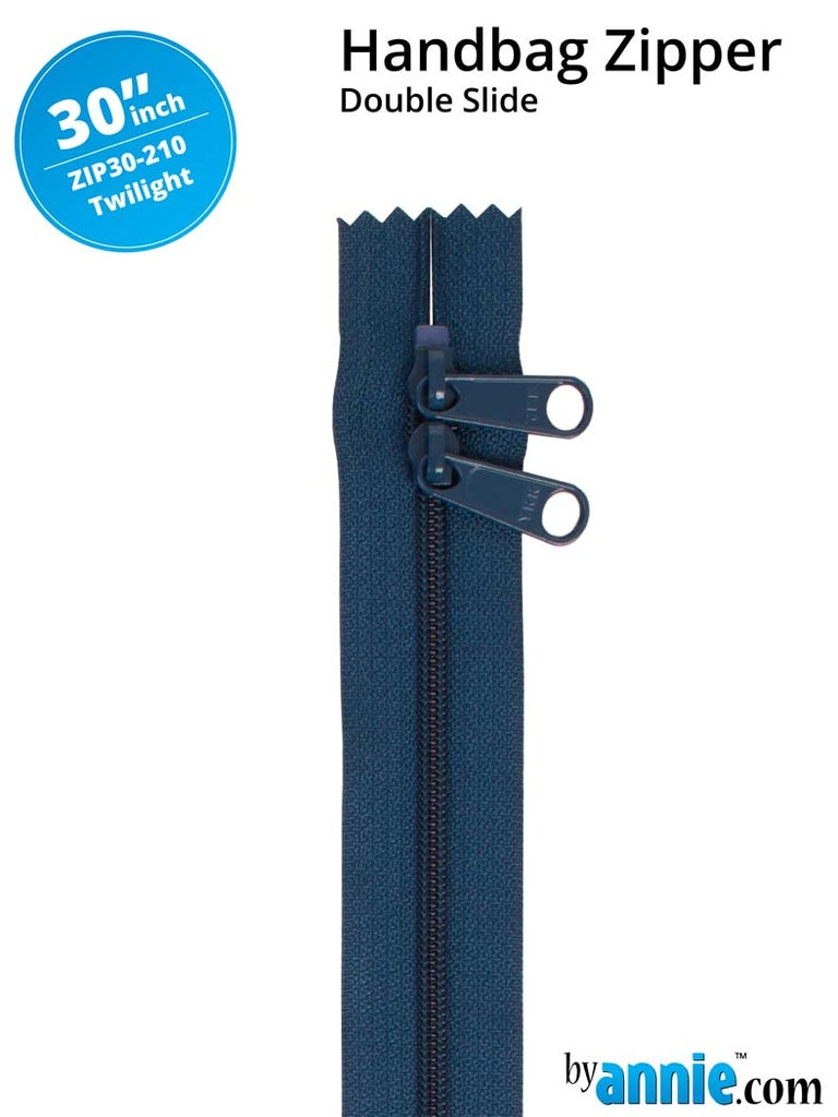 By Annie's Double Slide Handbag Zipper 30"