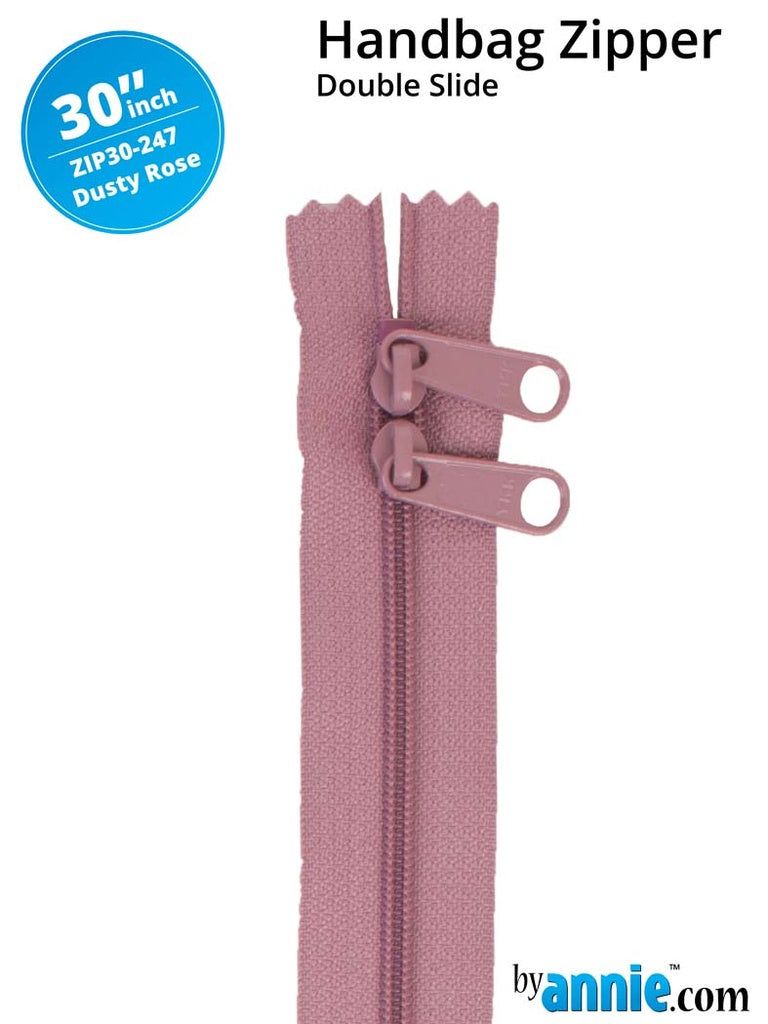 By Annie's Double Slide Handbag Zipper 30"