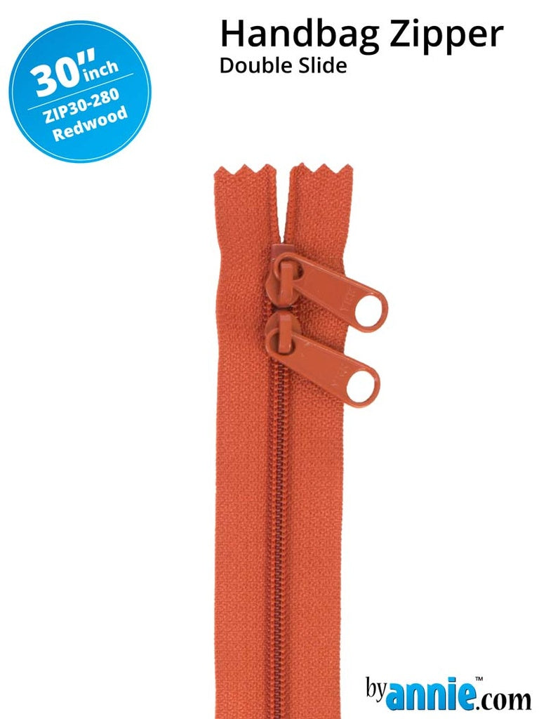 By Annie's Double Slide Handbag Zipper 30"