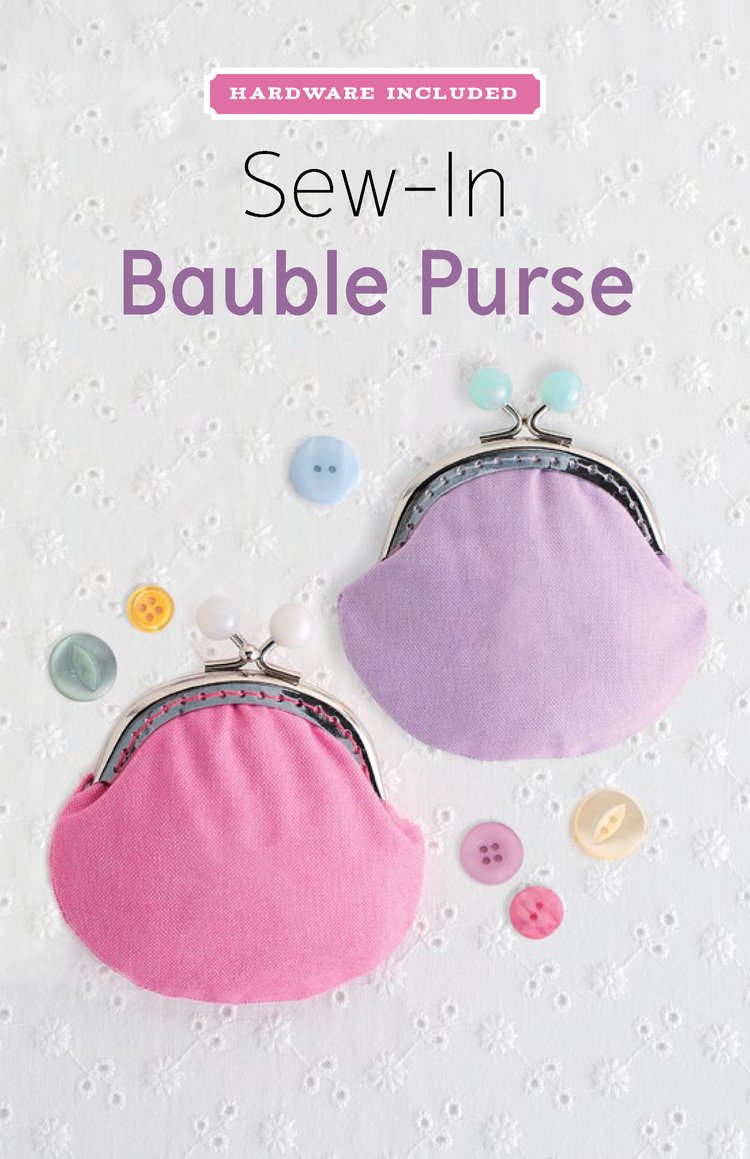 Sew-In Bauble Purse
