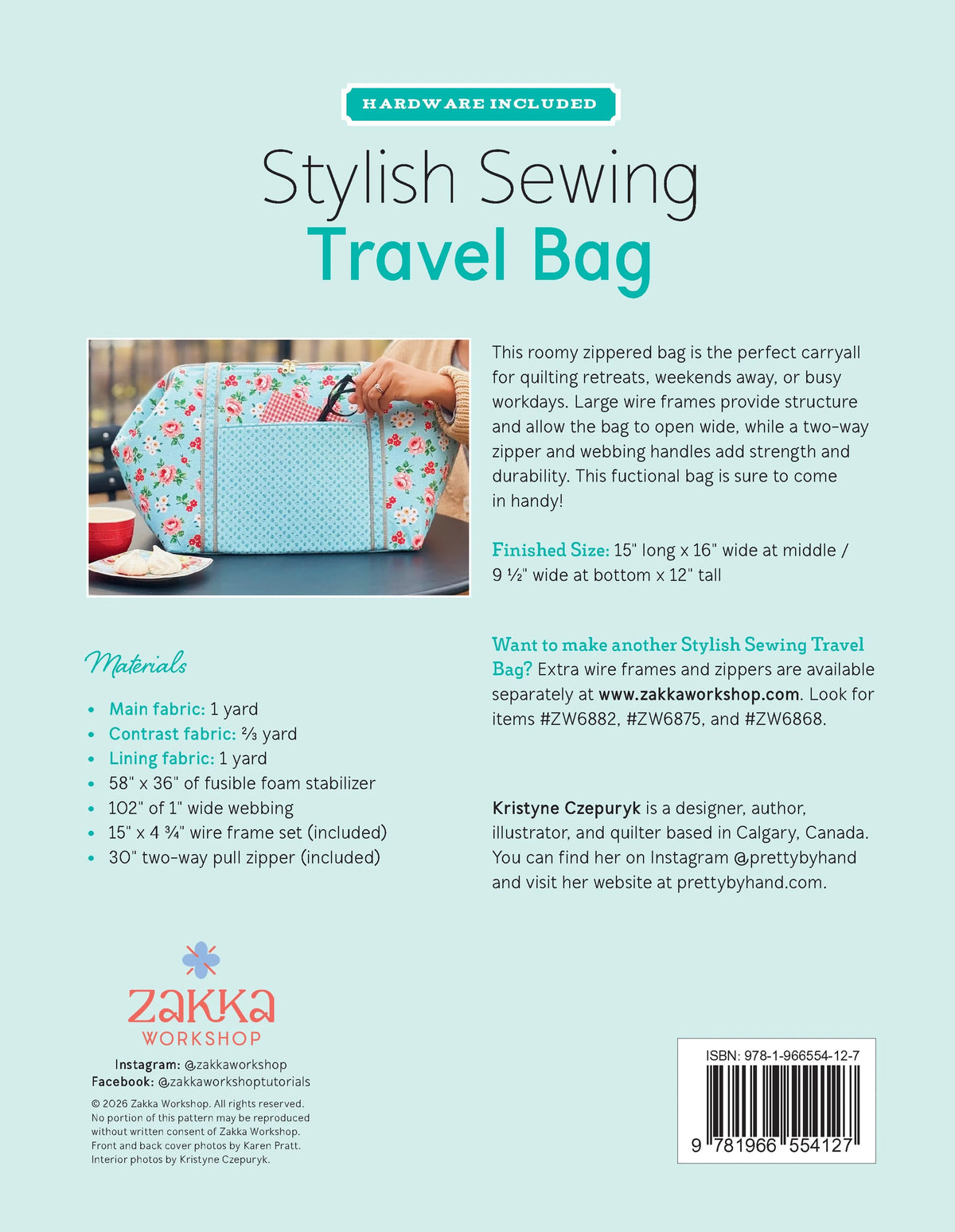 Stylish Sewing Travel Bag