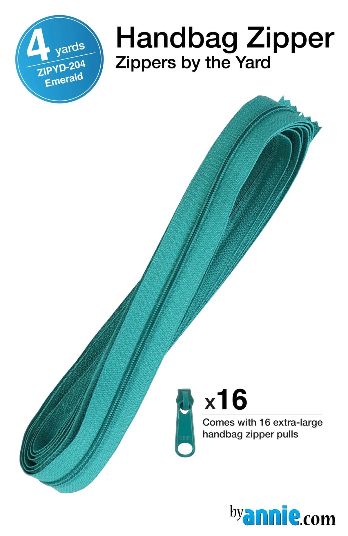 By Annie's Zippers by the Yard