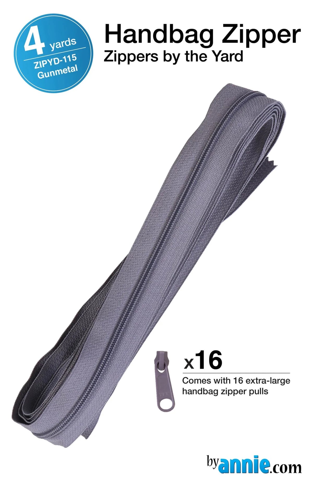 By Annie's Zippers by the Yard