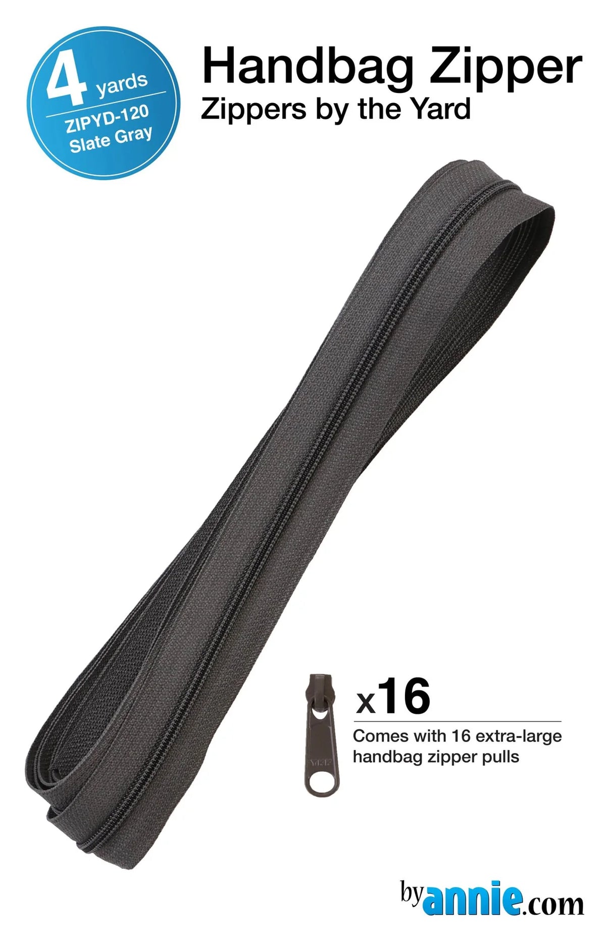 By Annie's Zippers by the Yard