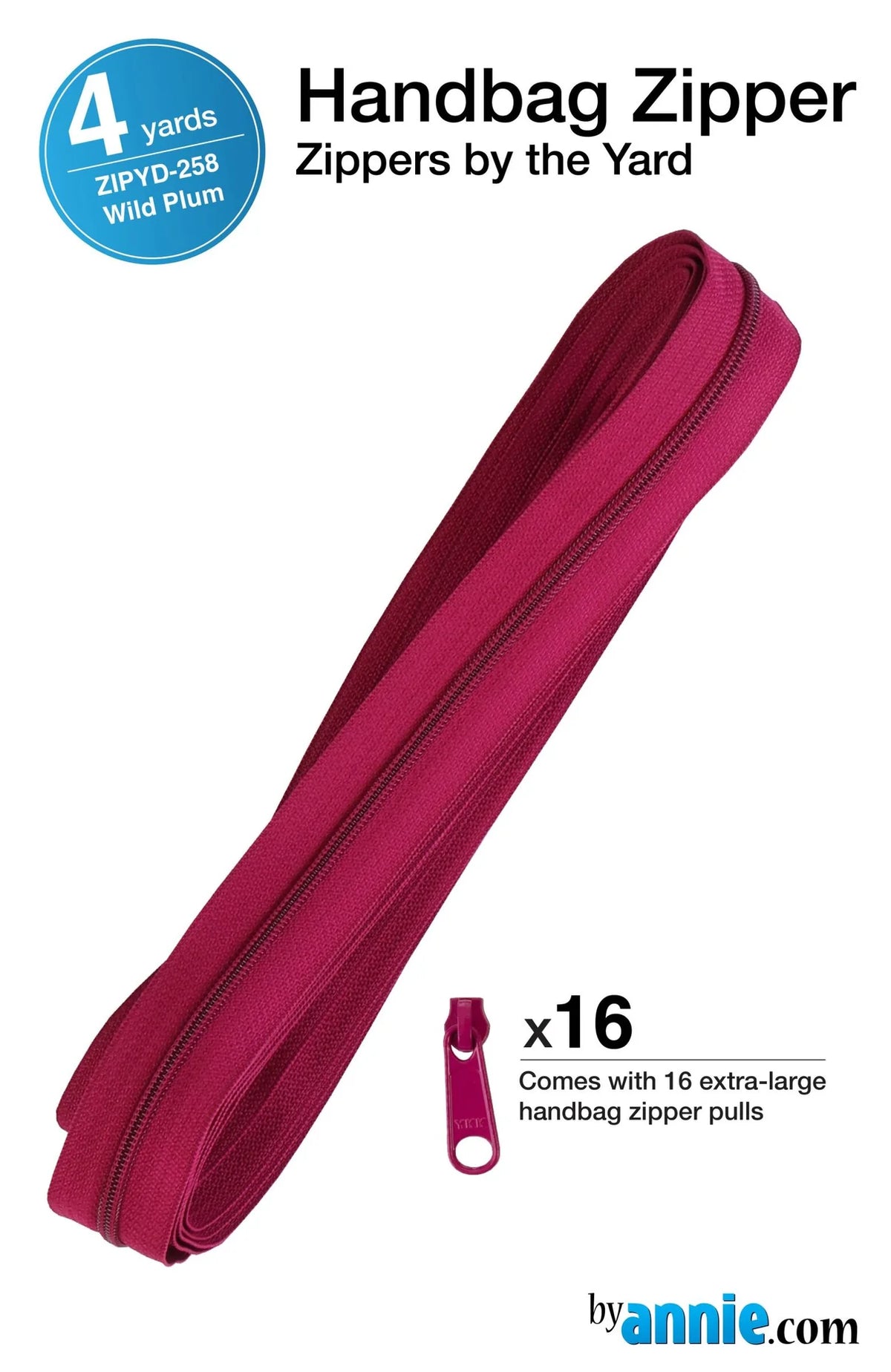 By Annie's Zippers by the Yard