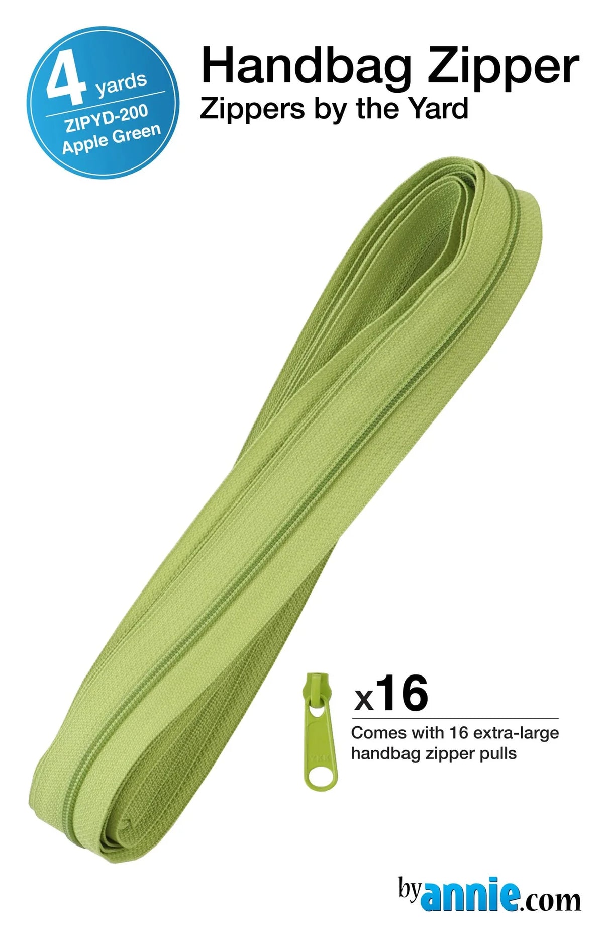 By Annie's Zippers by the Yard