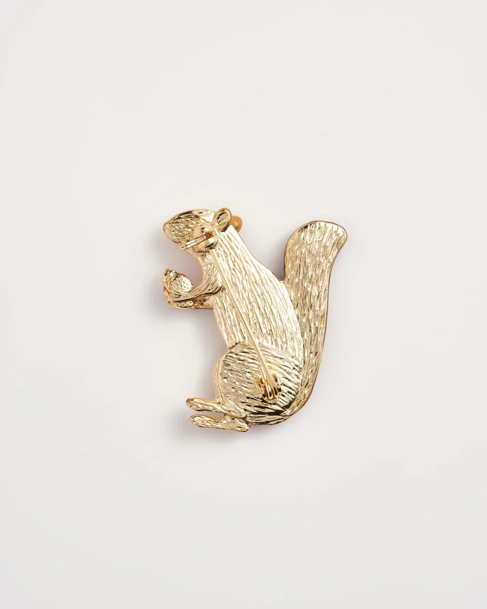 Fable England Strawberry Squirrel Brooch