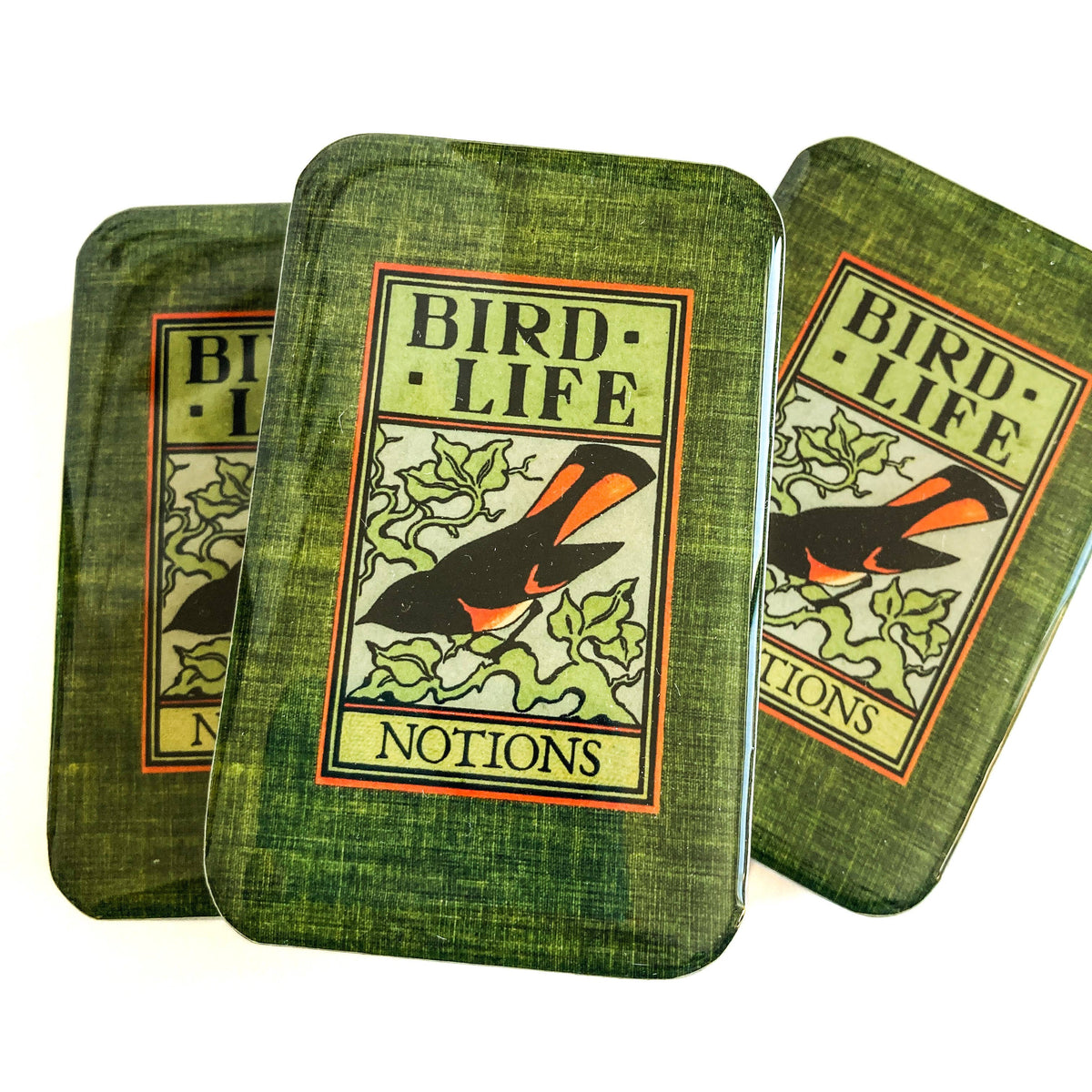 Bird life notions tin