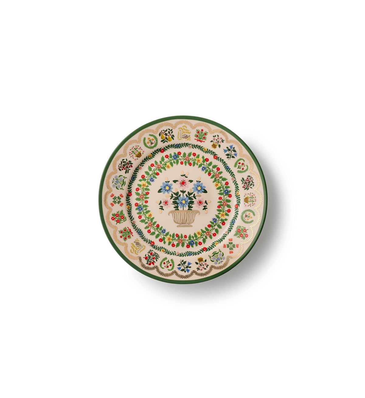 Rosette Porcelain Dessert Plate Set