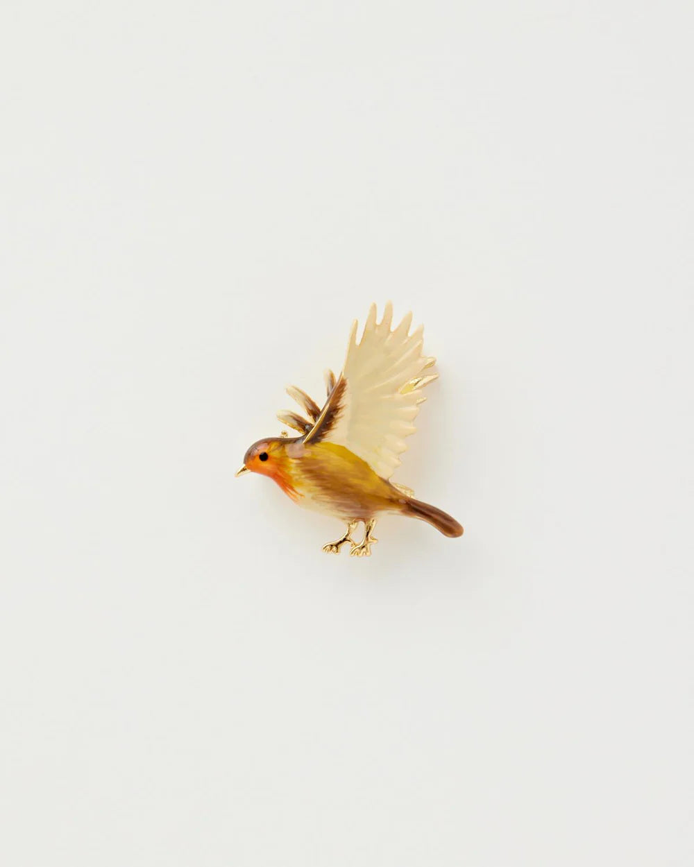 Fable England Flying Robin Brooch