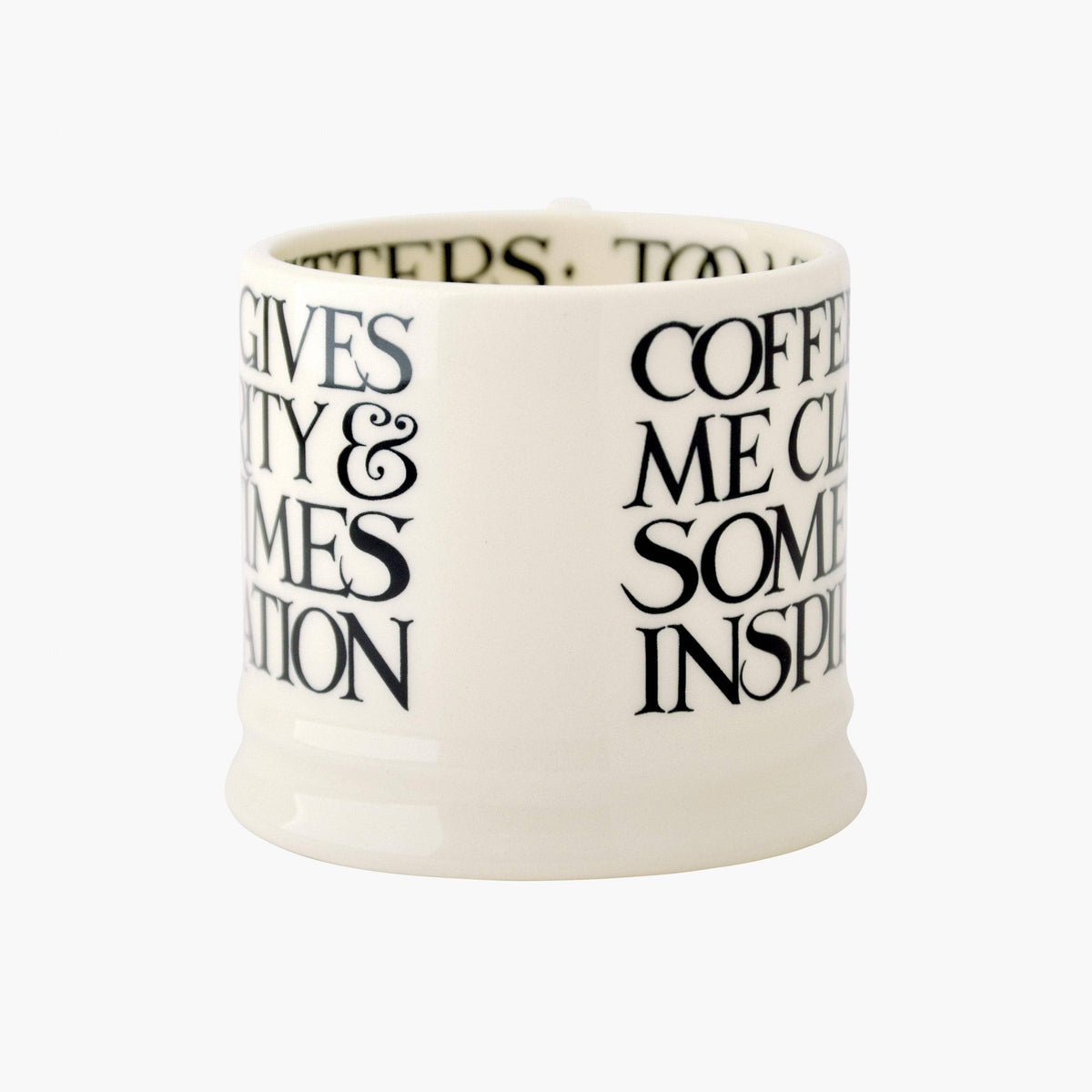 Black Toast All Over Small Mug