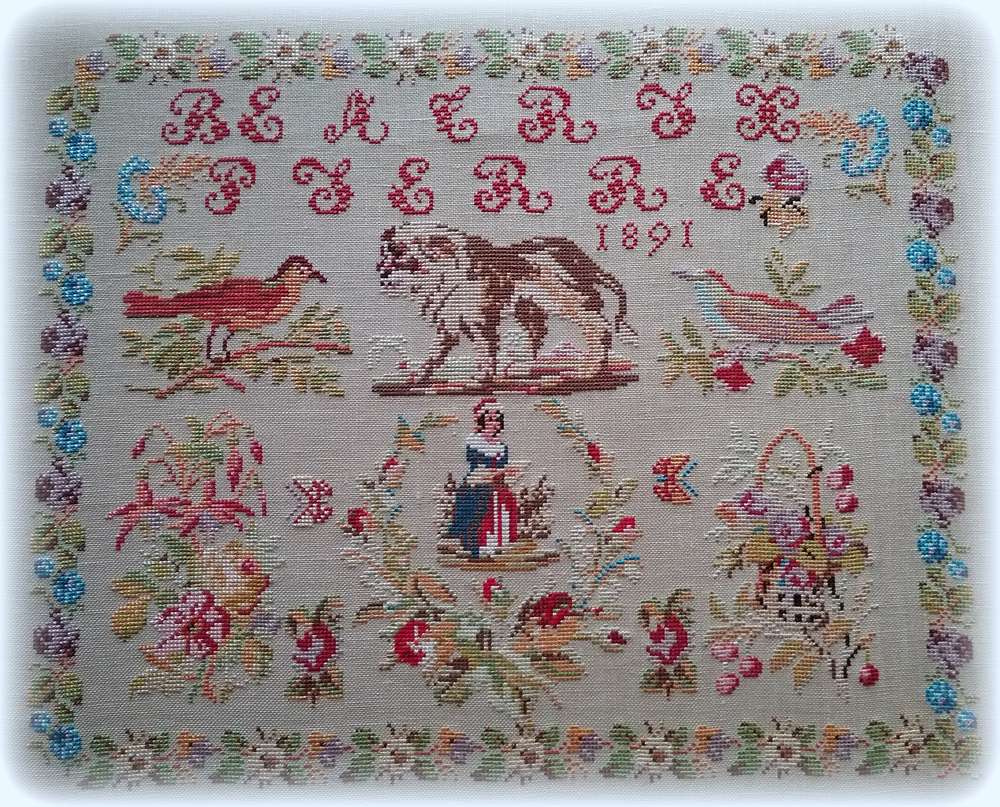 Béatrix Pierre 1891, pattern by Reflets De Soie