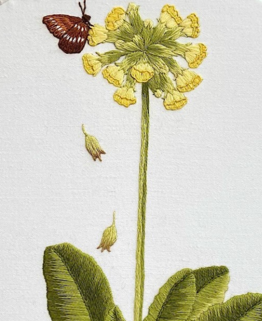Magda Rose Skilleter Embroidery Kit: Cowslip