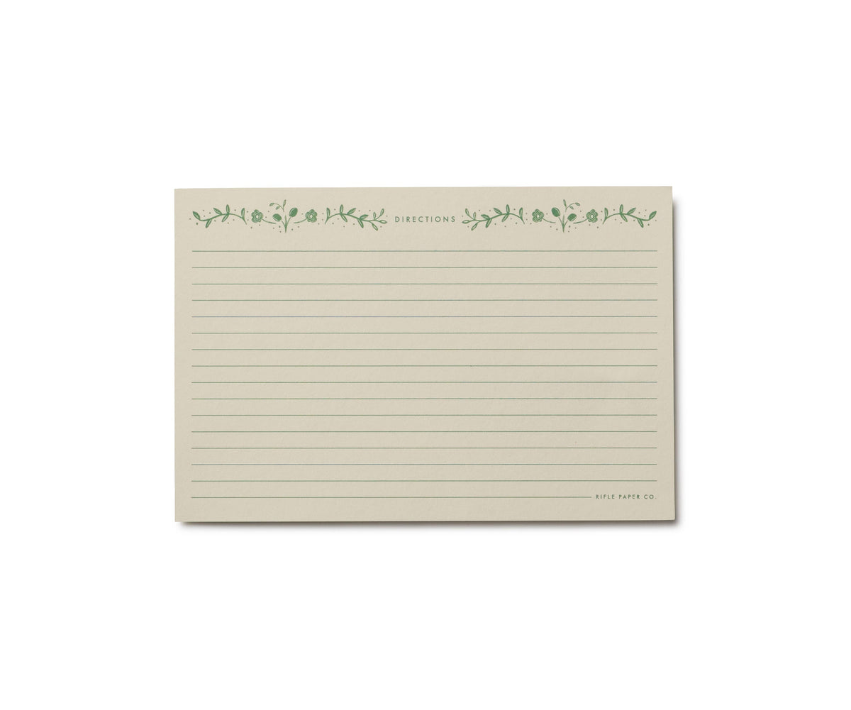 Pack of 12 Artichoke Recipe Cards