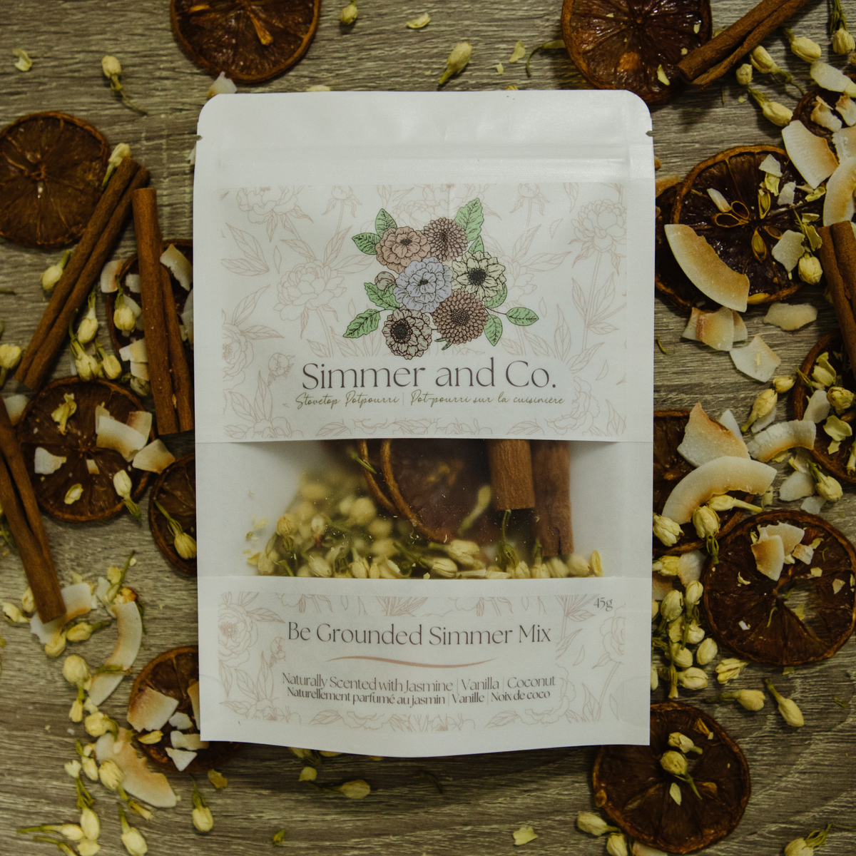 Be Grounded Simmer Pot Mix, Stovetop Potpourri