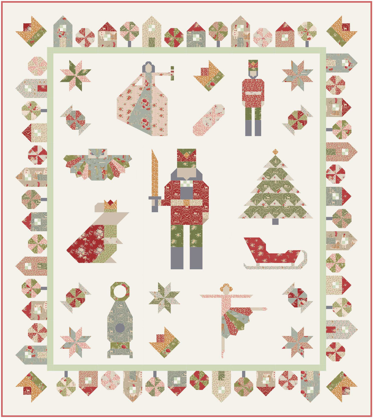 Cakestand Quilts "Nutcracker Sampler" Pattern Book